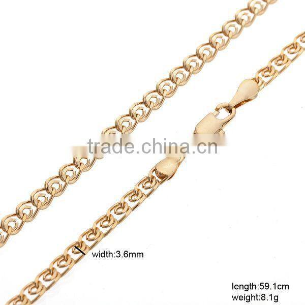 Hot sell 925 sterling silver necklace chain for oem order