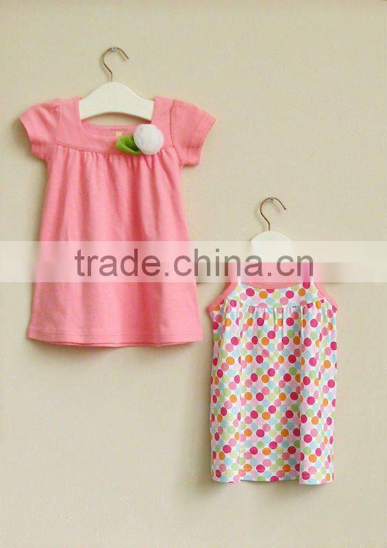 mom and bab 2012 summer baby clothes 100% cotton girls dress