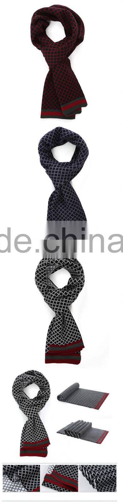 Latest Design High Quality Custom Men's Viscose Scarf Factory China