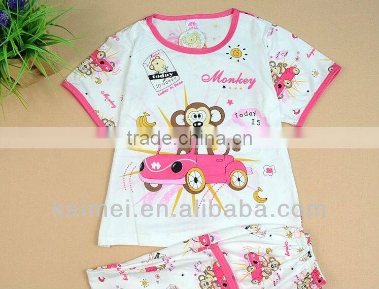 girls shortsleeve sleepwear