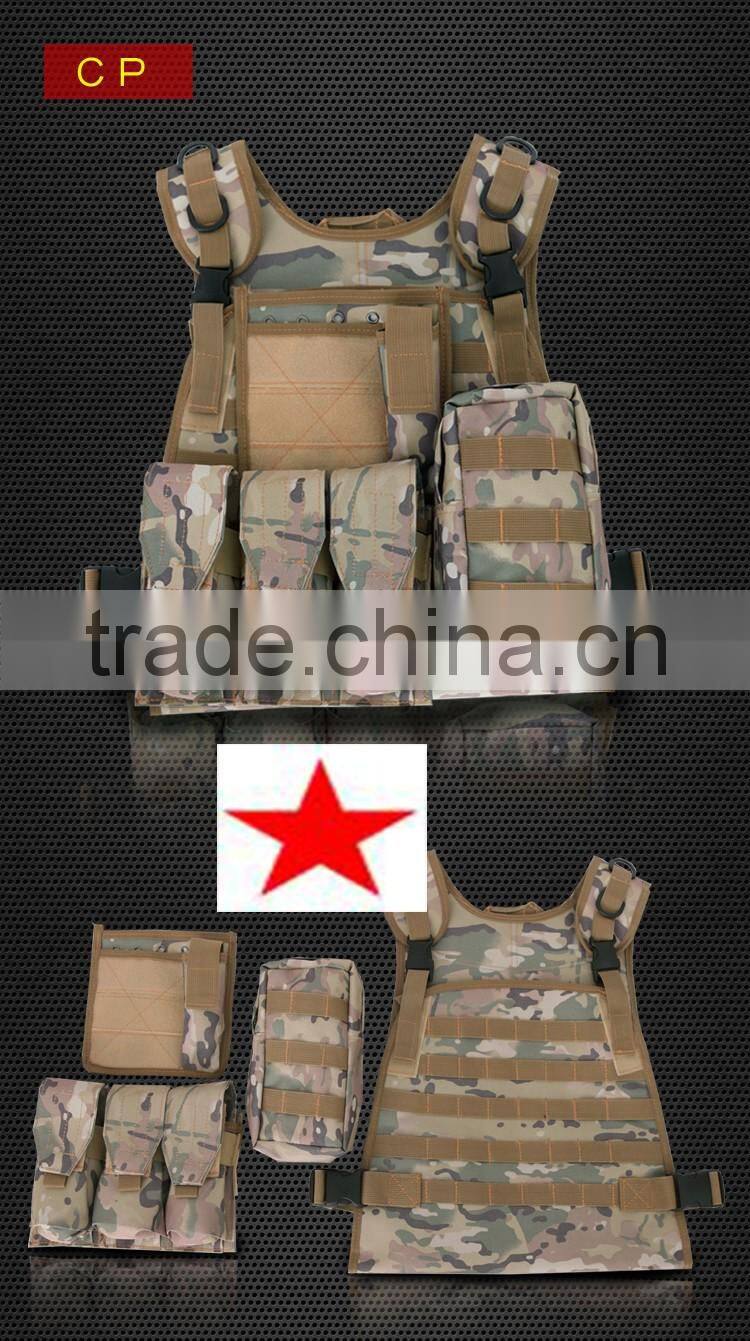 High quality durable buletproof military air soft tactical hunting gear cheap army combat vest military