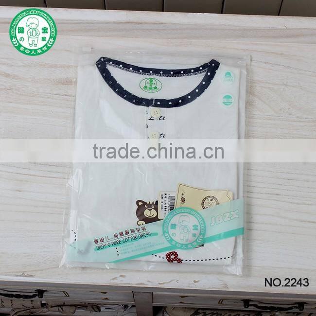 2016 child wholesale summer cotton baby dress for girl