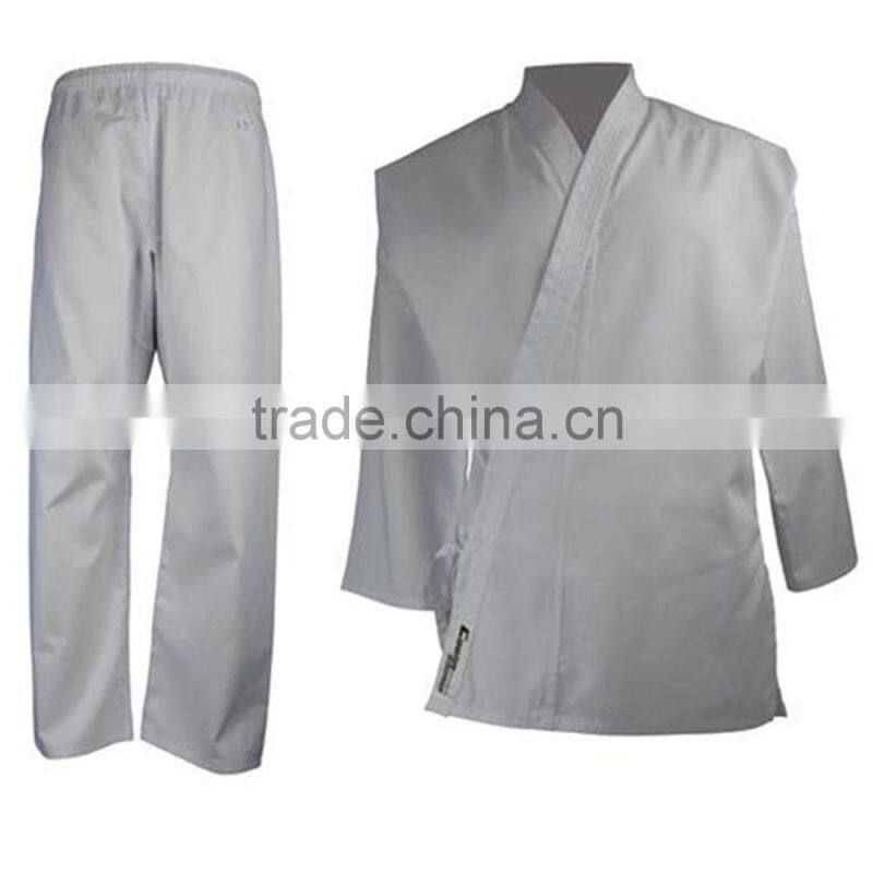 100% cotton karate uniforms with custom brand logo patch