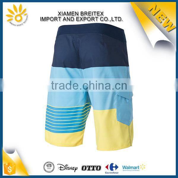 Brand quality fashion men sublimation surf 4 way stretch board shorts