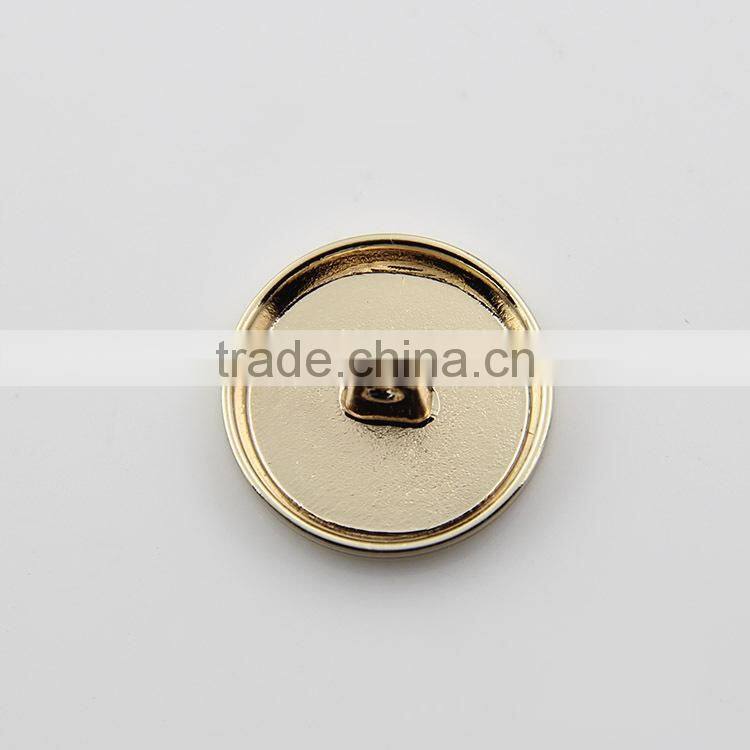 Hot Sale Golden 15mm 20mm Flat Women Shirt Custom Metal Sewing Buttons