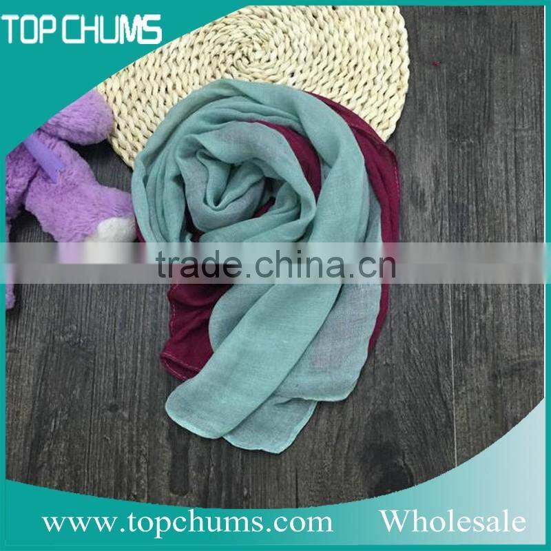 wholesale high quality fashion latest children neck cotton linen scarf