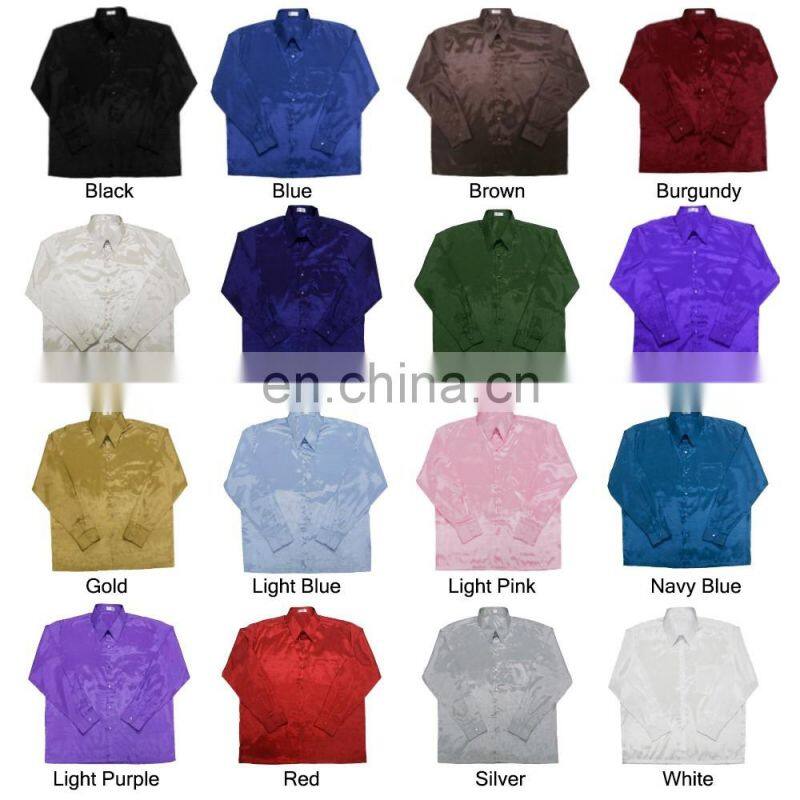 Lofbaz Men Casual Camp Work Everyday Button down Plain Long Sleeve shirts