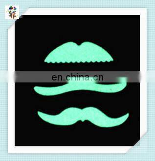 Self Adhesive Party Funny Glow In The Dark Fake Moustache HPC-0394