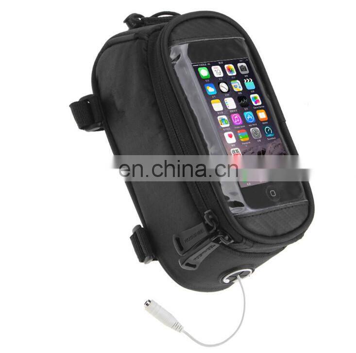 Waterproof 5.5" Bike Bicycle Cycling Frame Pannier Front Tube Phone Bag