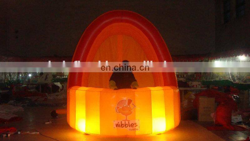 new style popular led light used inflatable spray booth for sale