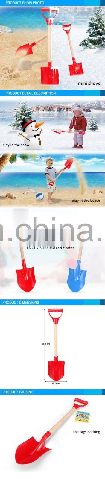 Meijin Hot series cheap Sand Beach snow mini play wooden shovel for kids