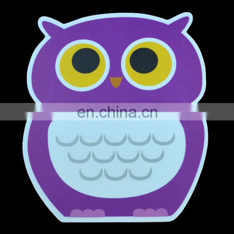 Die cut pvc surface EVA cartoon mouse mat