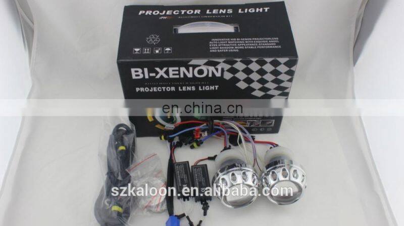 Bixenon Projector Lens kit with Angel Eye CCFL H1 H7 H4 H13 HB3 HB4 9004 9007+2pcs 35w AC Ballasts for Headlamp