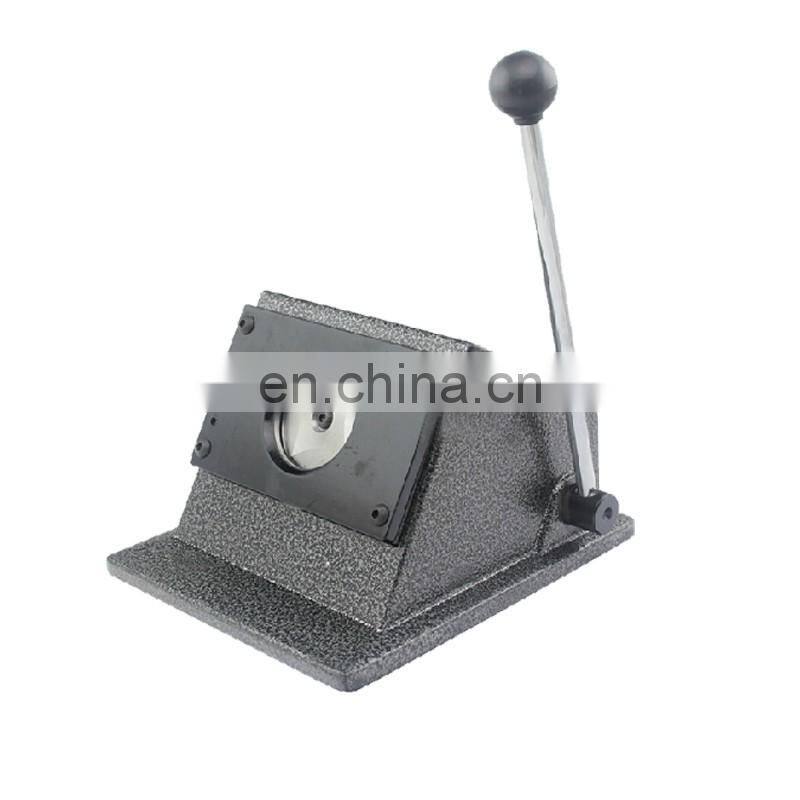 hot selling Automatic Pnuematic Plastic Metal Badge Making Machine for 25-75mm button