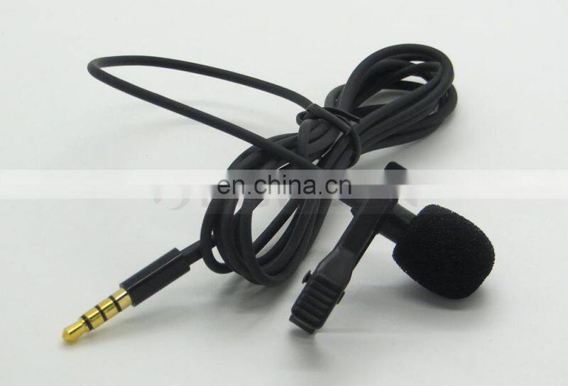 Lavalier Lapel Clip-on Recording Microphone for IOS Devices Android Devices Desktop Computer and Cameras