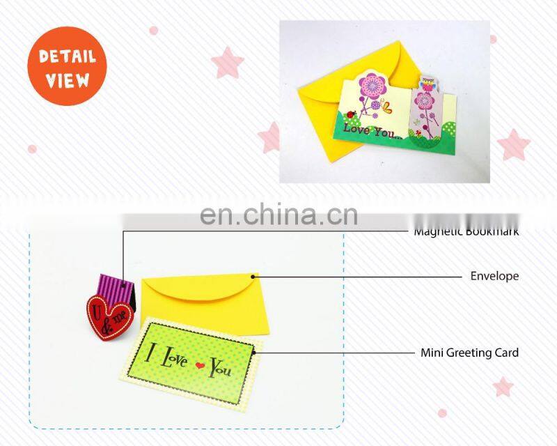 Wholesale creative gift mini card with magnet
