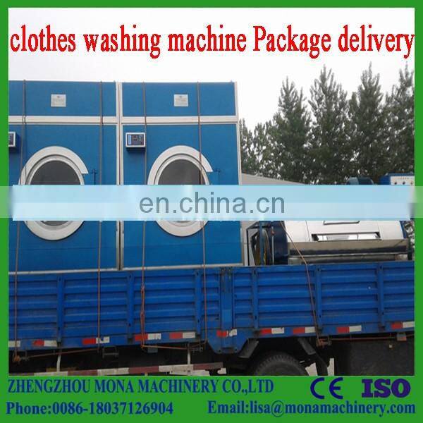 Coin operated industrial washing machine with dryer