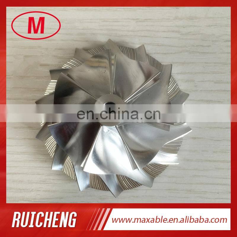 TD05H 54.90/76.13mm 7+7 blades high performance milling/aluminum 2618/billet compressor wheel