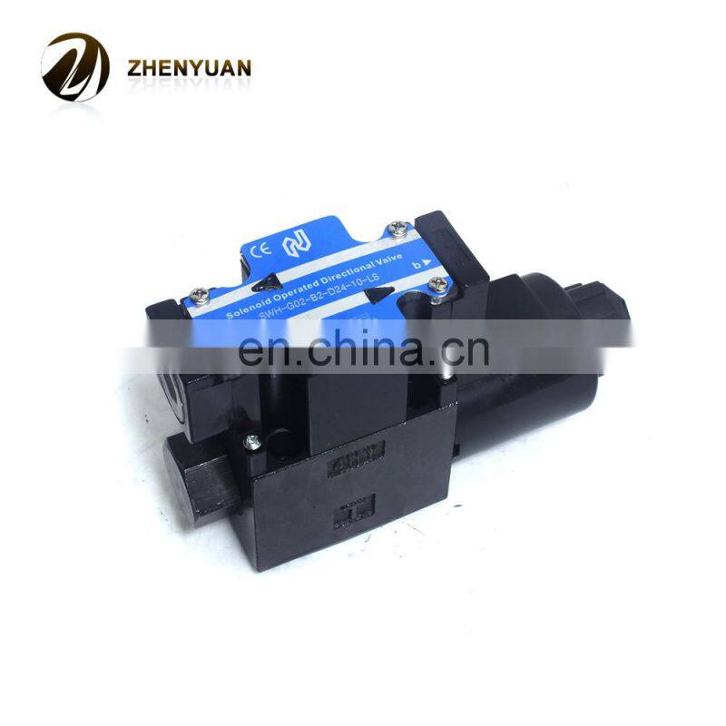 Double head solenoid valve hydraulic SWH-G02-C2/C2M/C22M/C23-D24/A110/A220