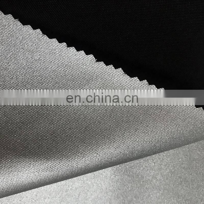 420D polyester oxford fabric waterproof with silver coated fabric