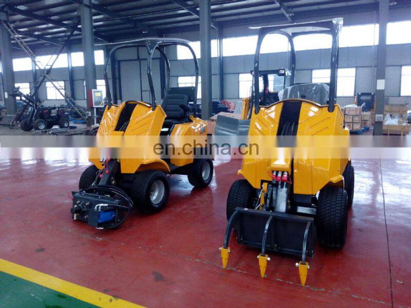 Chinese garden tractor front end loader for sale