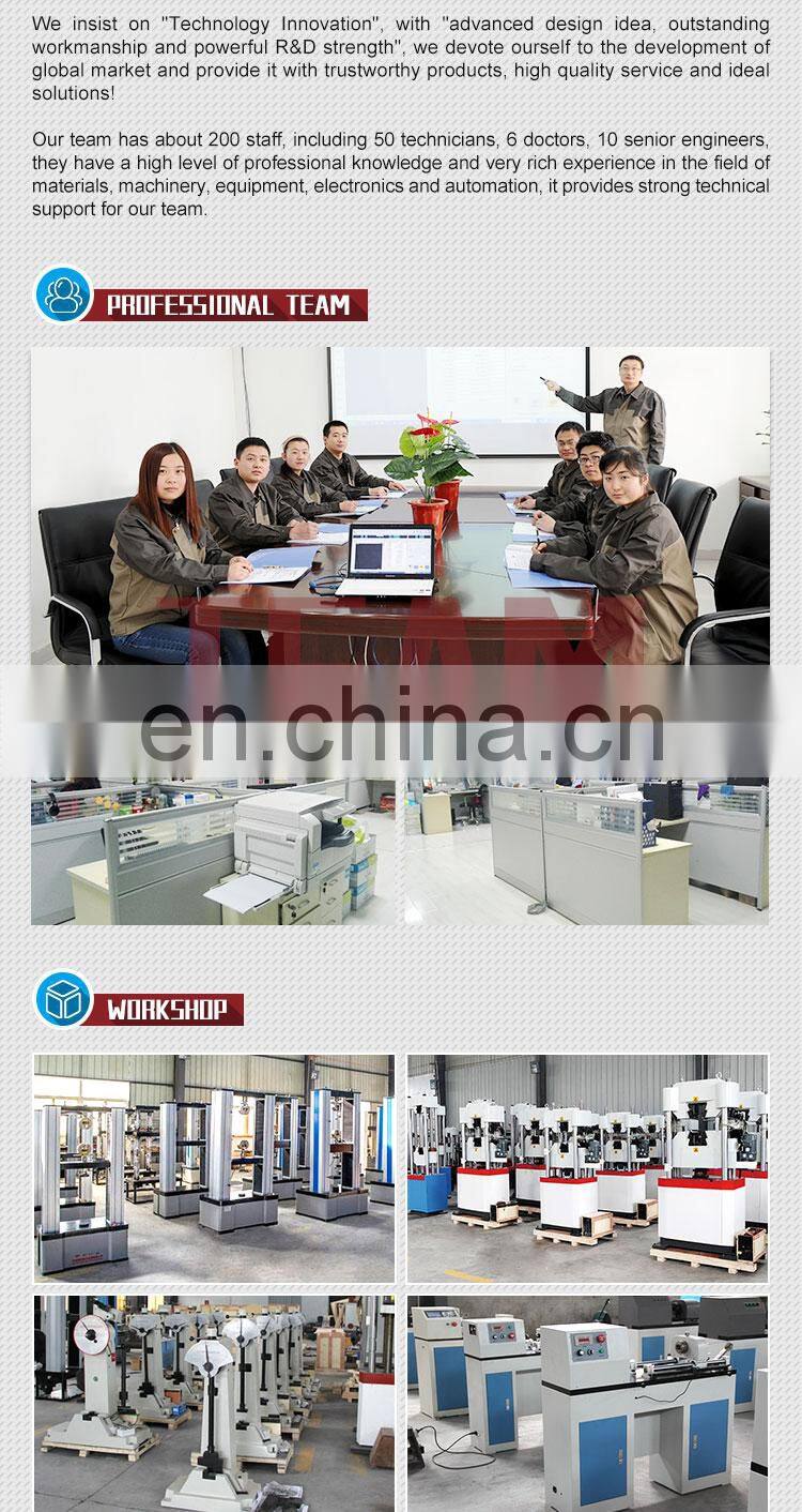 YAW-2000D Concrete compression tester engine and procedure