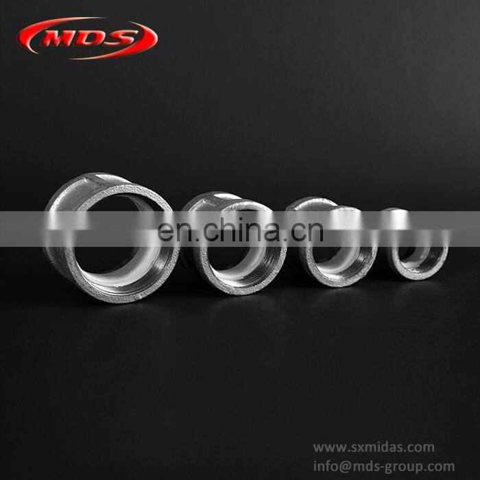 black beaded malleable iron pipe fitting