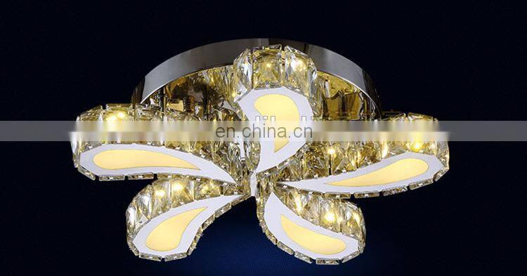 LED round crystal living room lights modern luxury ceiling lighting network lighting