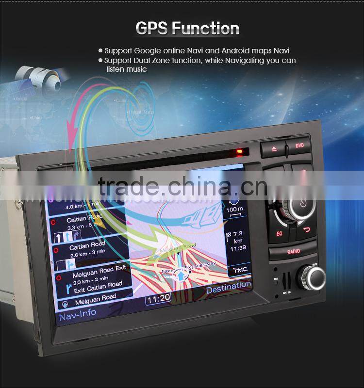 Erisin ES2028A 7" 2 Din Car DVD with Android 4.4.4 Can-Bus Decoder