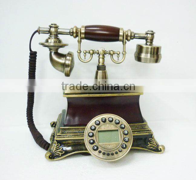 2013 apartment desktop antique wood telephone
