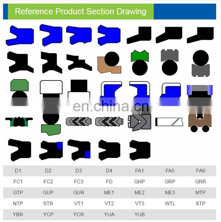 Wholesle UN UPH KDAS Wear Ring Wiper Excavator Seal Kit Polyurethane PU Piston Rod Pneumatic Hydraulic Cylinder Seal