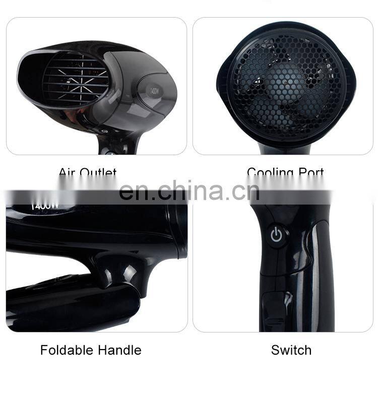 Honeyson hot air cold air hotel 3 speed hair dryer