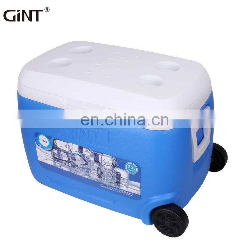 hot sale factory wholesale outdoor modern trolley beer can portable wholesale cooler for bottles cooler box with wheels