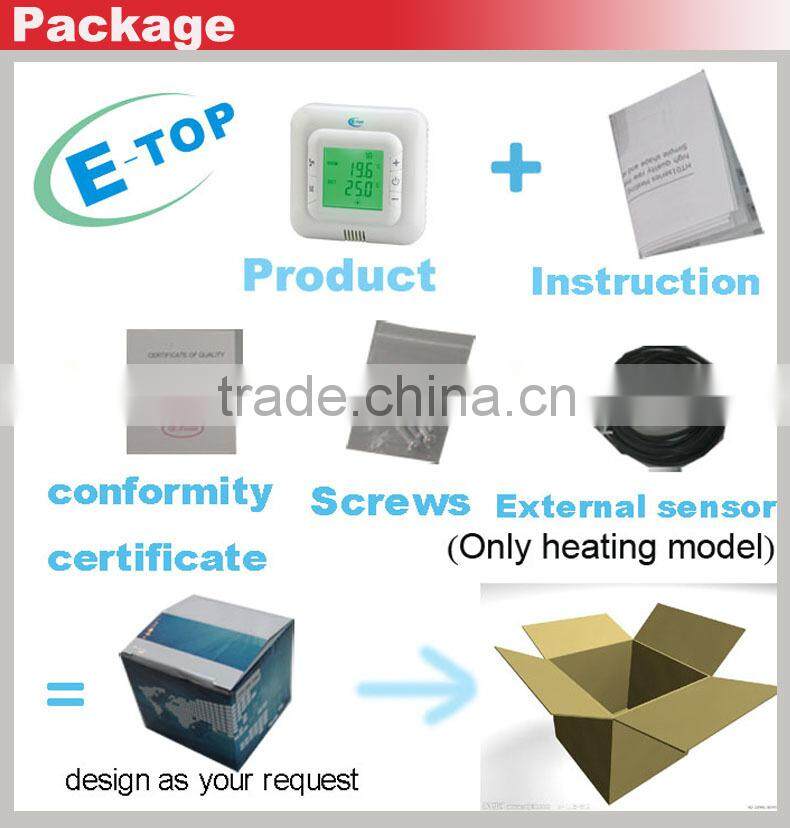 Digital Room Thermostat For Underfloor Heating Mats