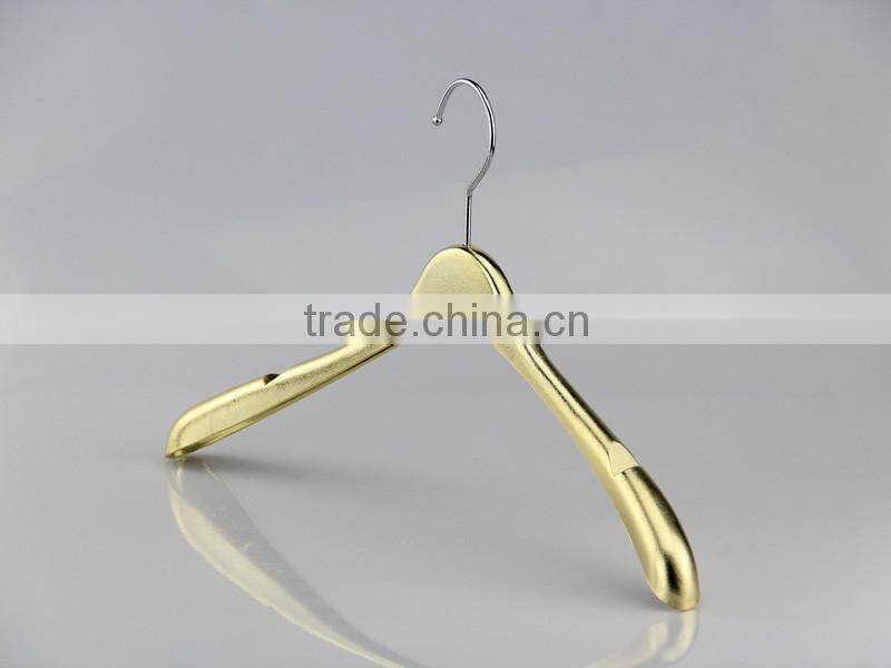 hot sale electronic plated hanger with rose gold hook for lady