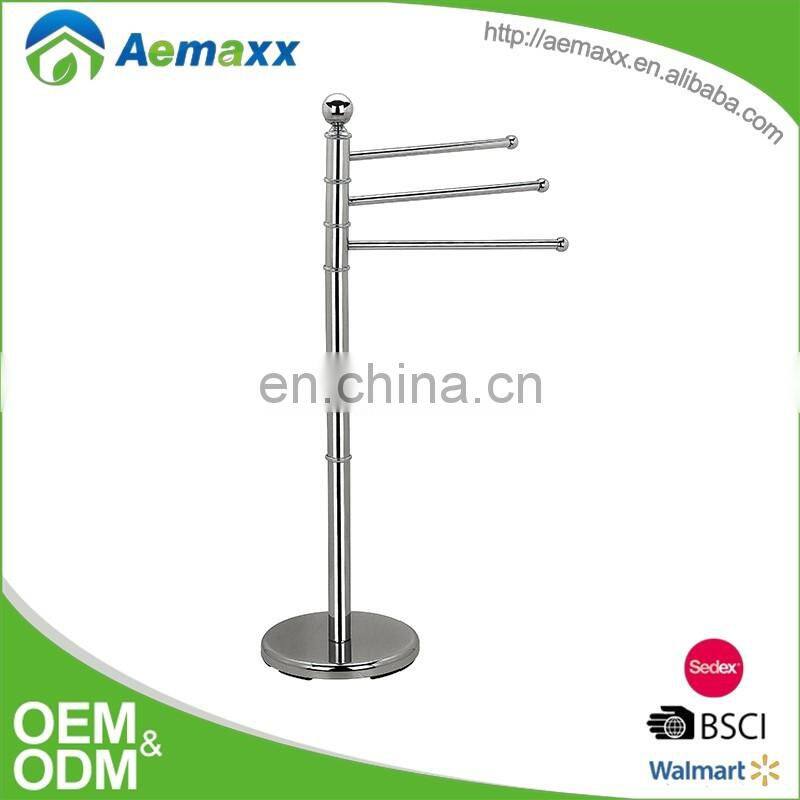 Superior quality stainless steel ladder bathroom stand towel rack