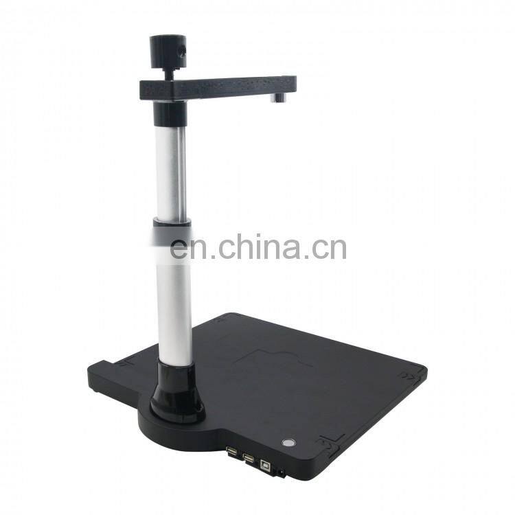 K1000 10MP 3264x2448 A3 A4 A5 High Definition LED High Speed Document Book Photo ID Scanning Camera Scanner