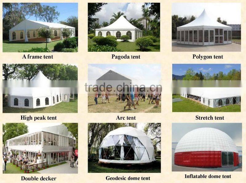 white marquee abs wall tent use for warehouse/party event