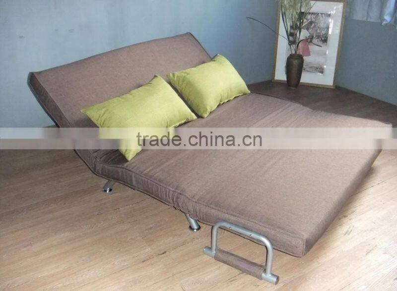 Modern Appearance Metal Structure Living Room Futon Sofa Bed Cheap