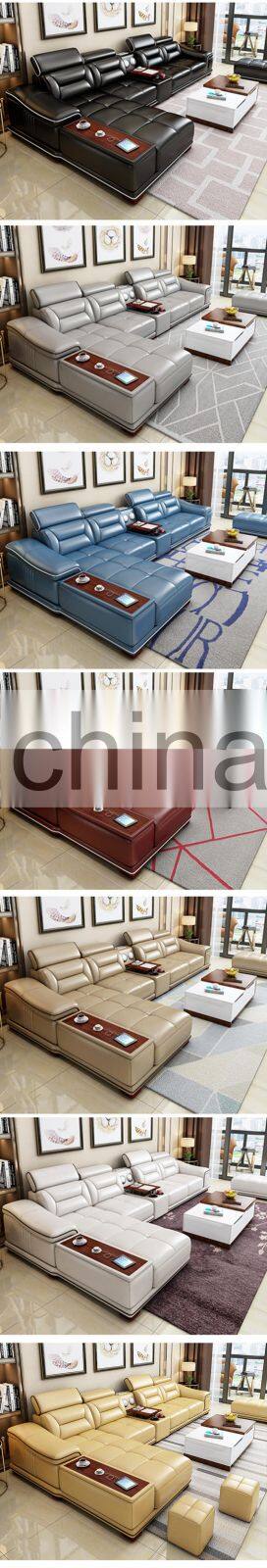 italian design royal elegant leather reclining sofa sets furniture living room luxury