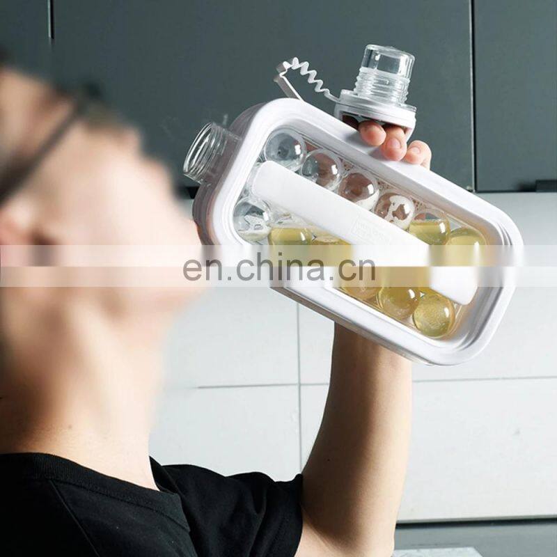 17 grids Ice Ball Kettle Ice Maker Mould with Lid Cube Mold Cubic Makers Container Trays