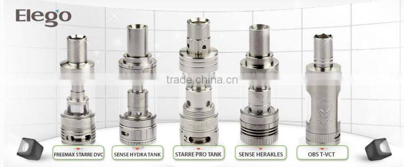 New Arrive! Sense Cyclone Tank Sense Cyclone 5ml 150W 0.6ohm&0.2ohm Ni200 Top Refilling Cyclone Sub Ohm Tank Wholesale Price