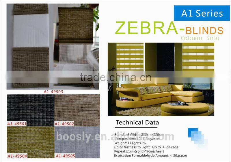 High Quality Guangzhou Manufactured Motorized Zebra Roller Sahde