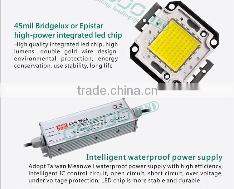 IP66 50w IR motion detector LED flood light motion sensor COB LED flood light with CE ROHS