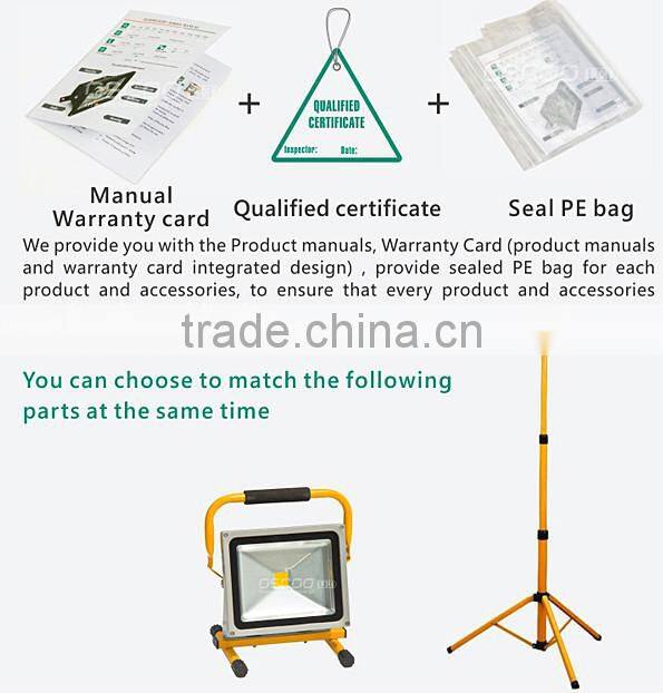 Oscoo Manufacturer Hot-Sale IP65 traditional gray/black light body 50W LED Light