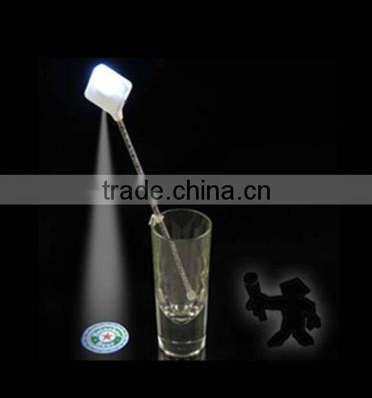 LED Projector Stirrer Stick,factory led projector stirrer,light up stirrer with projector,led bar stirrer