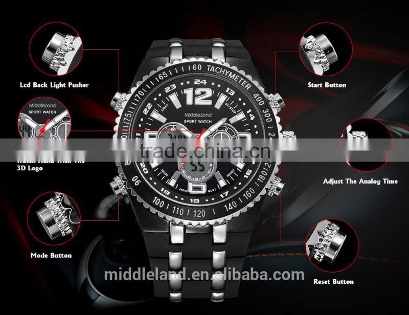 Middleland 8015 discount sports watch in market