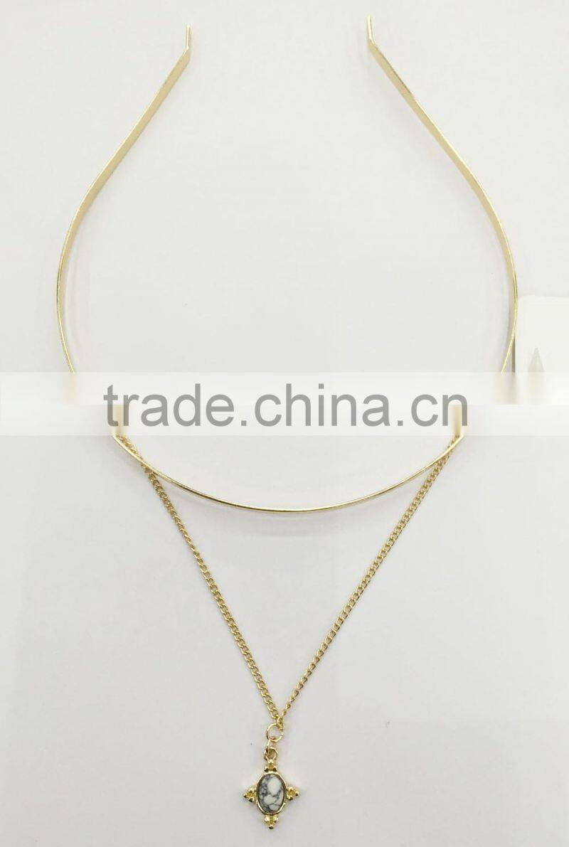 FASHION METAL HAIR BAND MKH-16035171