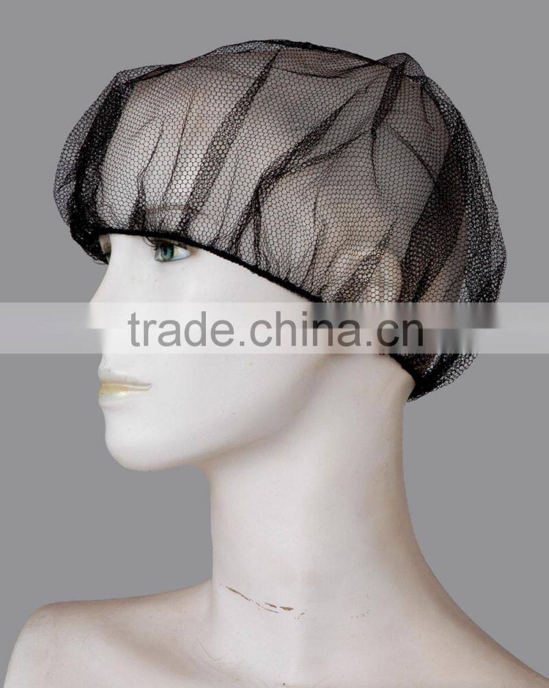 nylon elastic white hairnet stockinet polyester mesh caps 18" 19" 21" 24" 28"