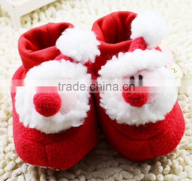 The head of the Animal Christmas socks baby shoes shoes baby toddler shoes